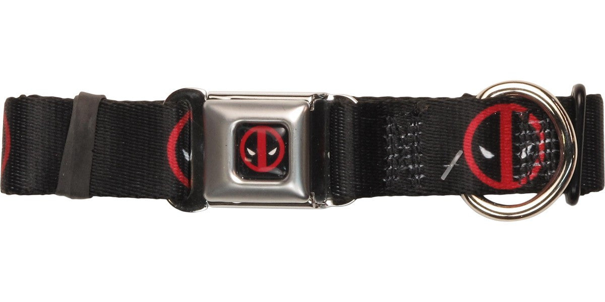 Deadpool Logos Pet Collar