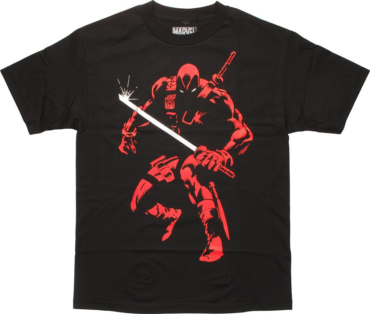 Deadpool Shadow Foil Katana T-Shirt