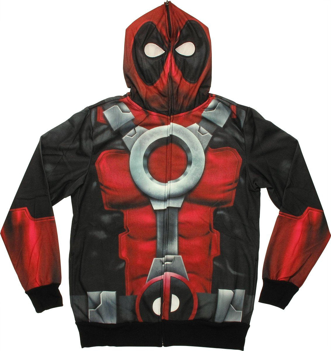Deadpool Sublimated Costume Hoodie