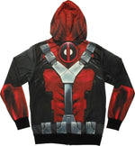 Deadpool Sublimated Costume Hoodie