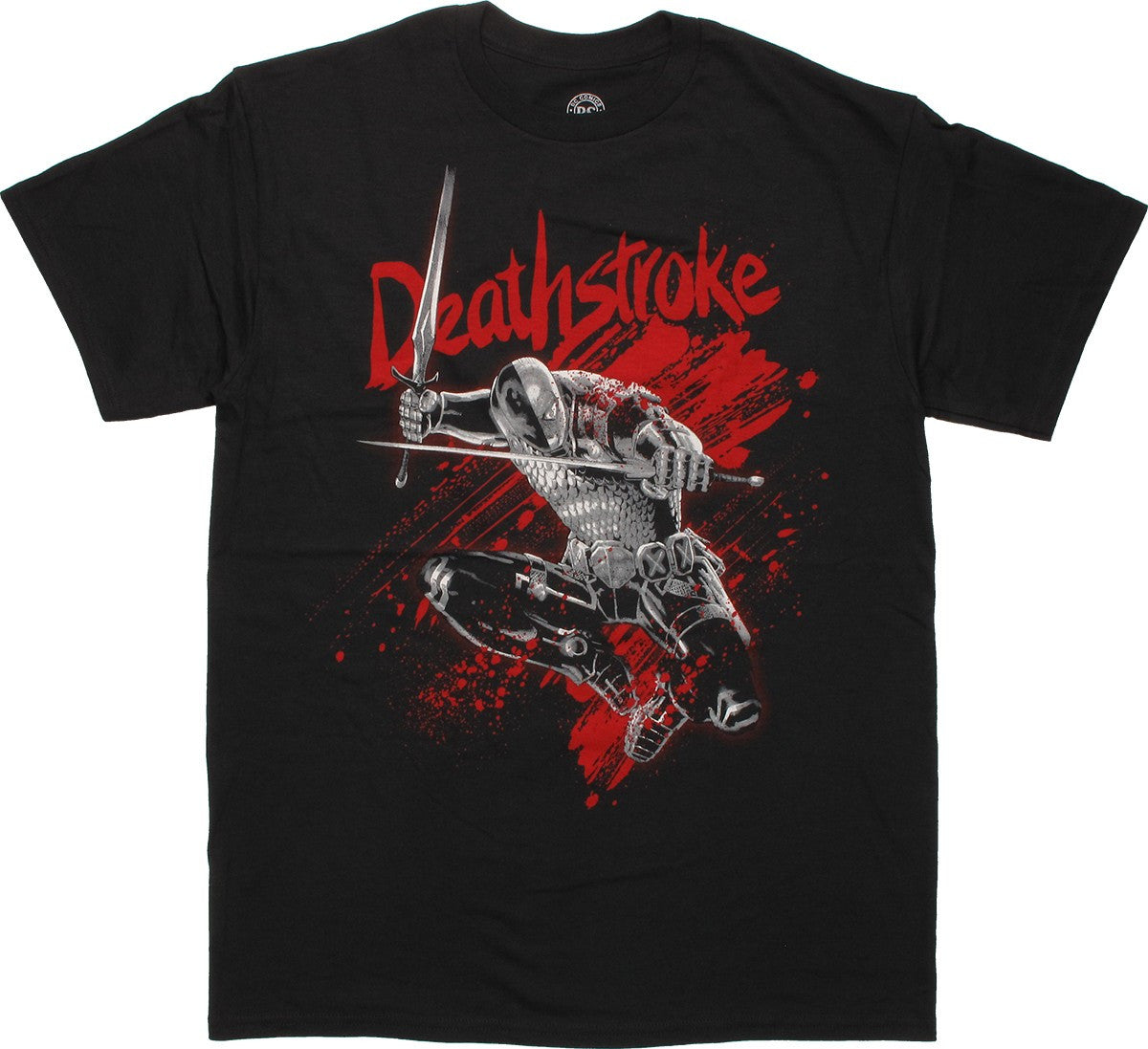 Deathstroke Leap Splatter T-Shirt