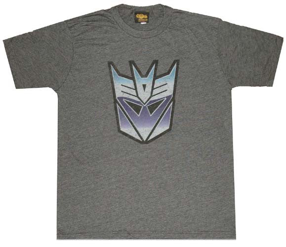 Transformers Decepticon Color Logo T-Shirt Sheer