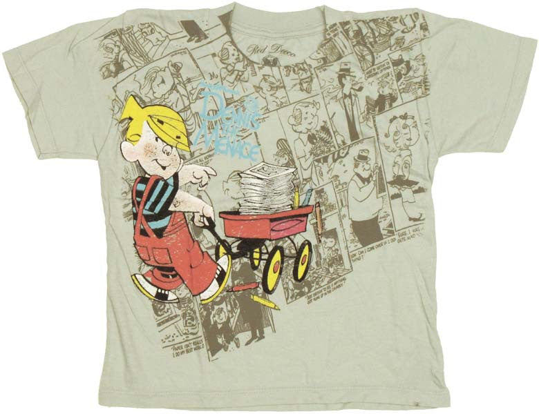 Dennis the Menace Wagon Juvenile T Shirt