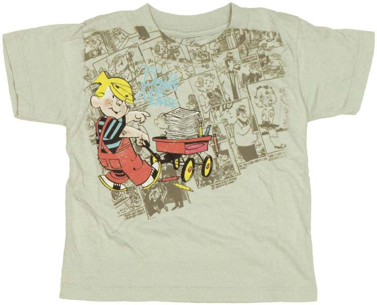 Dennis the Menace Wagon Toddler T Shirt