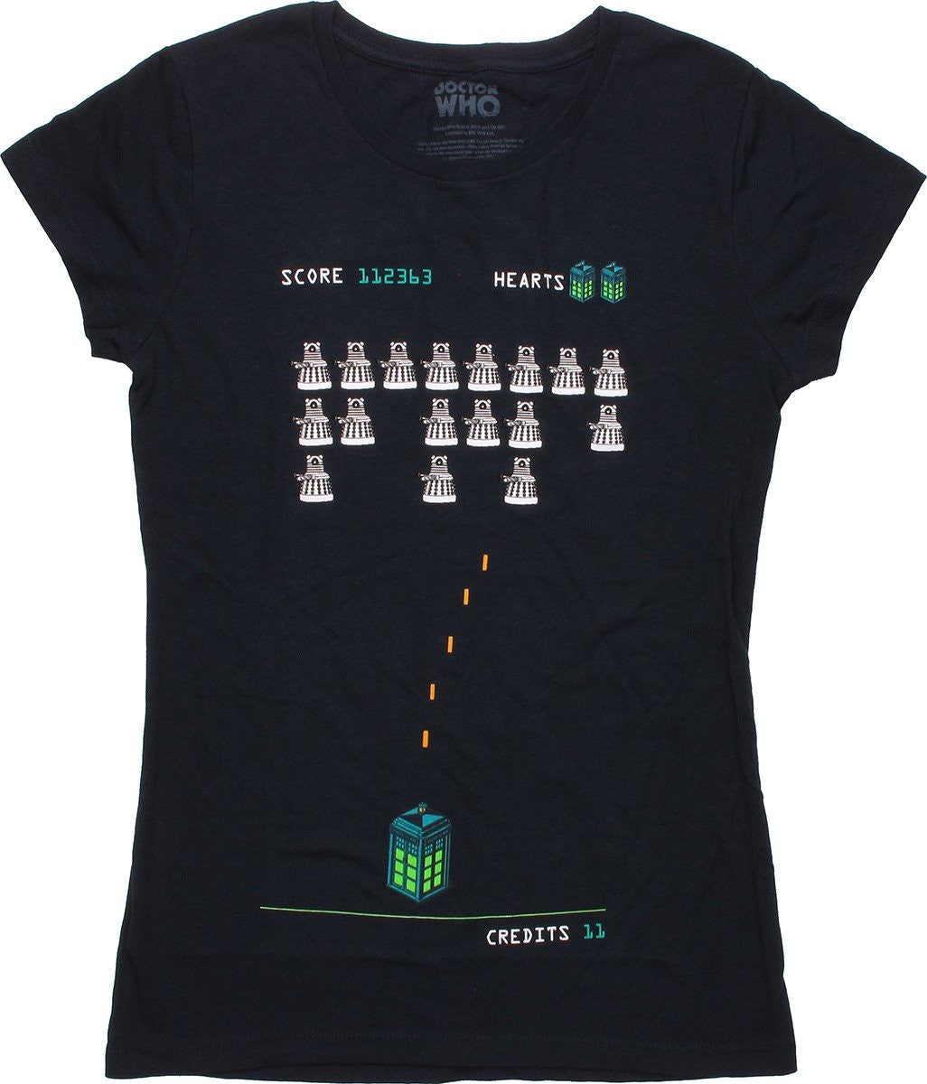 Doctor Who Dalek Space Invader Baby Tee