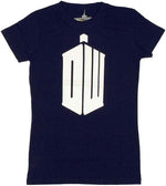 Doctor Who TARDIS Letters Juniors T-Shirt