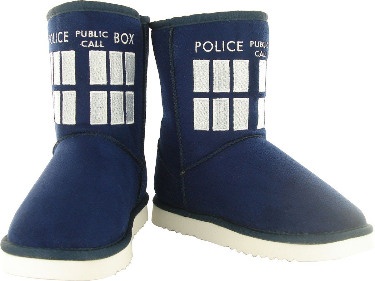 Doctor Who TARDIS Boot Slippers