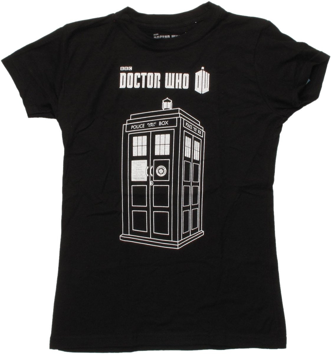 Doctor Who TARDIS Glow Baby Tee