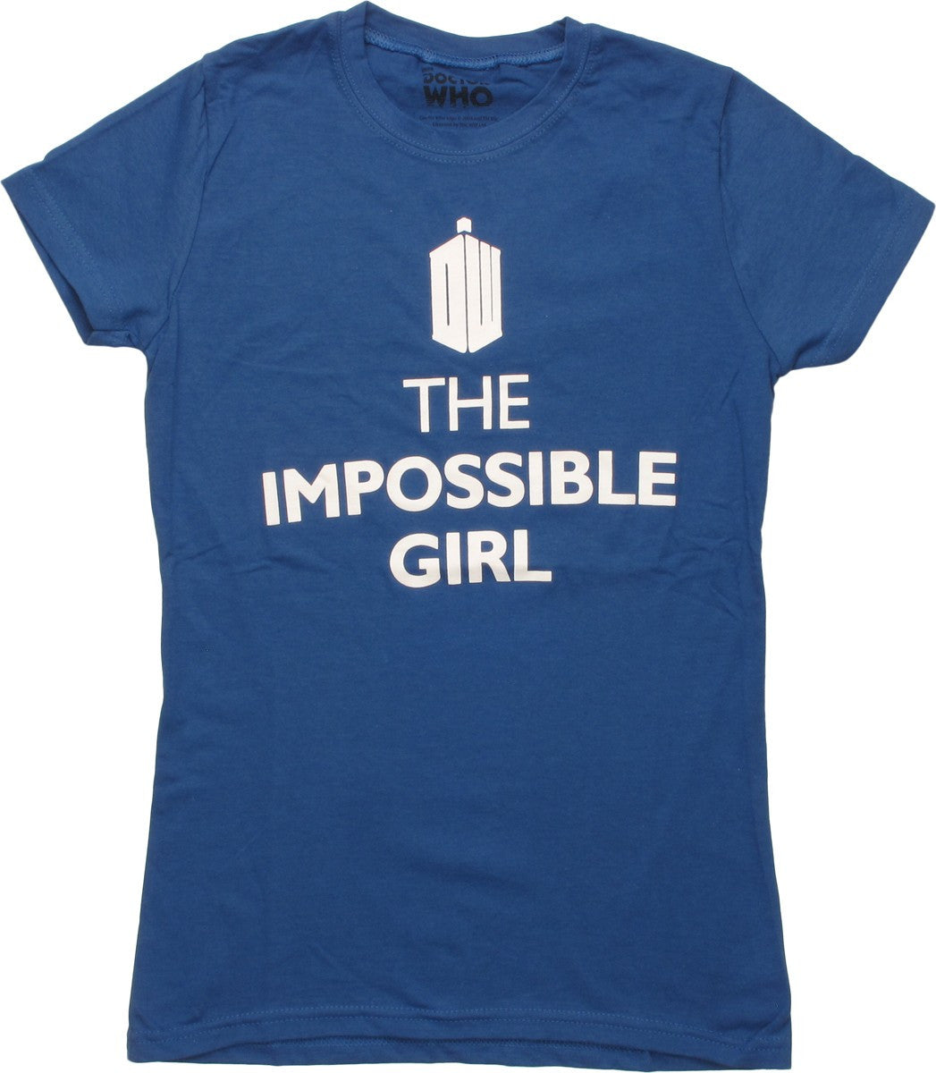 Doctor Who The Impossible Girl Juniors T-Shirt