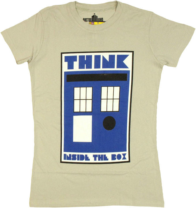 Doctor Who Think Inside Box Baby Tee