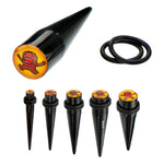 Domo Kun Arms Up Acrylic Tapers