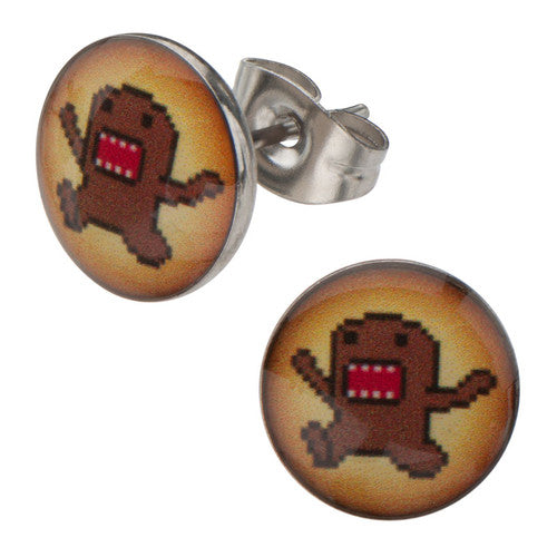Domo Kun Arms Up Stud Earrings