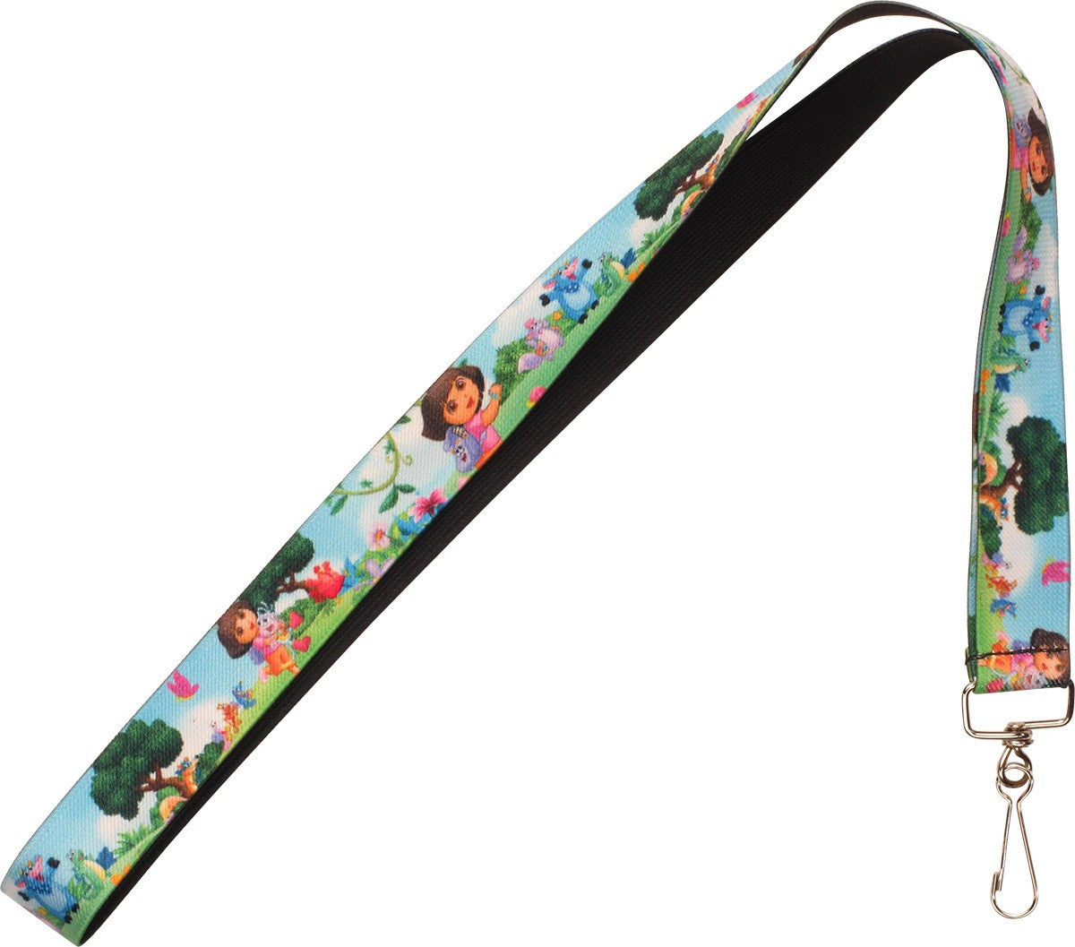 Dora the Explorer Outdoor Scene Elastic Lanyard