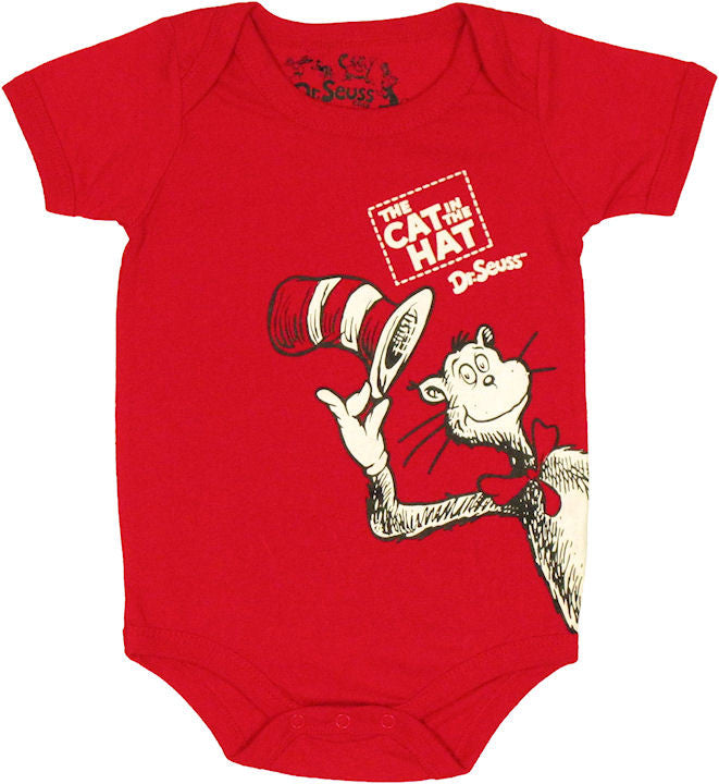 Dr Seuss Cat Hat Doff Snap Suit