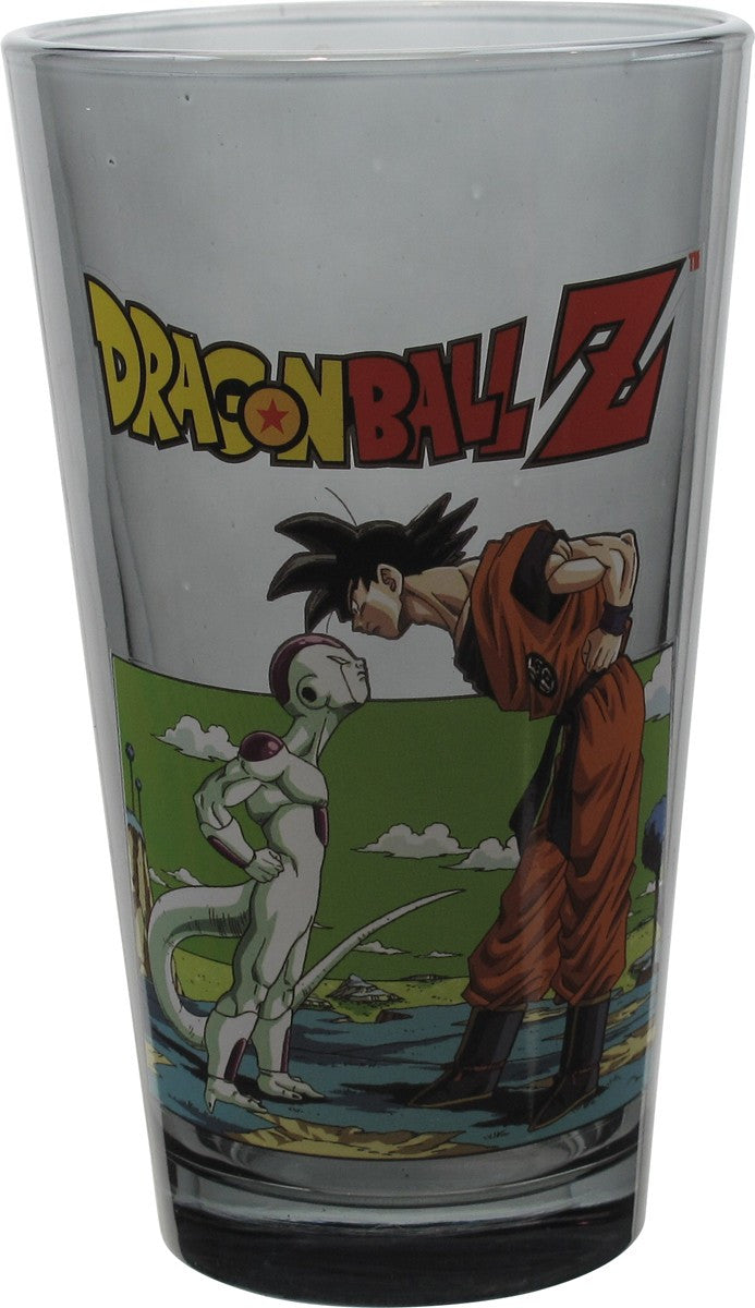 Dragon Ball Z Goku and Frieza Stare Pint Glass