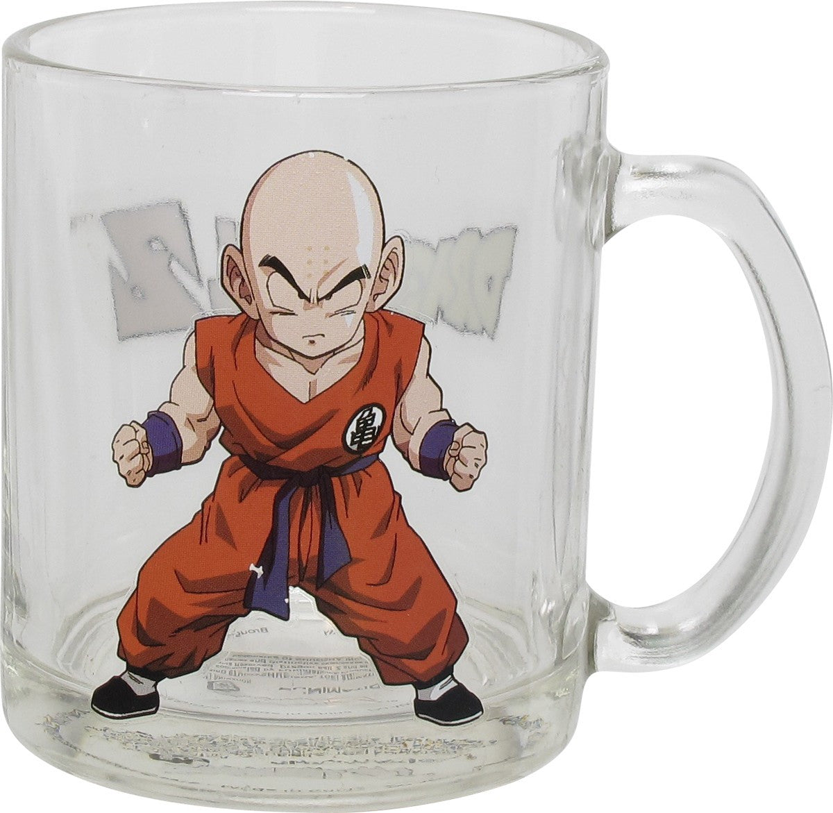 Dragon Ball Z Name Krillin Stance Glass Mug