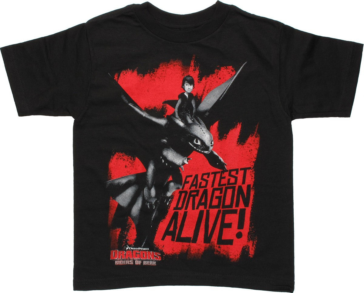 Dragons Riders of Berk Fastest Juvenile T Shirt