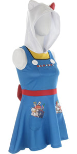 Hello Kitty Hooded A Line Tank Top Dress