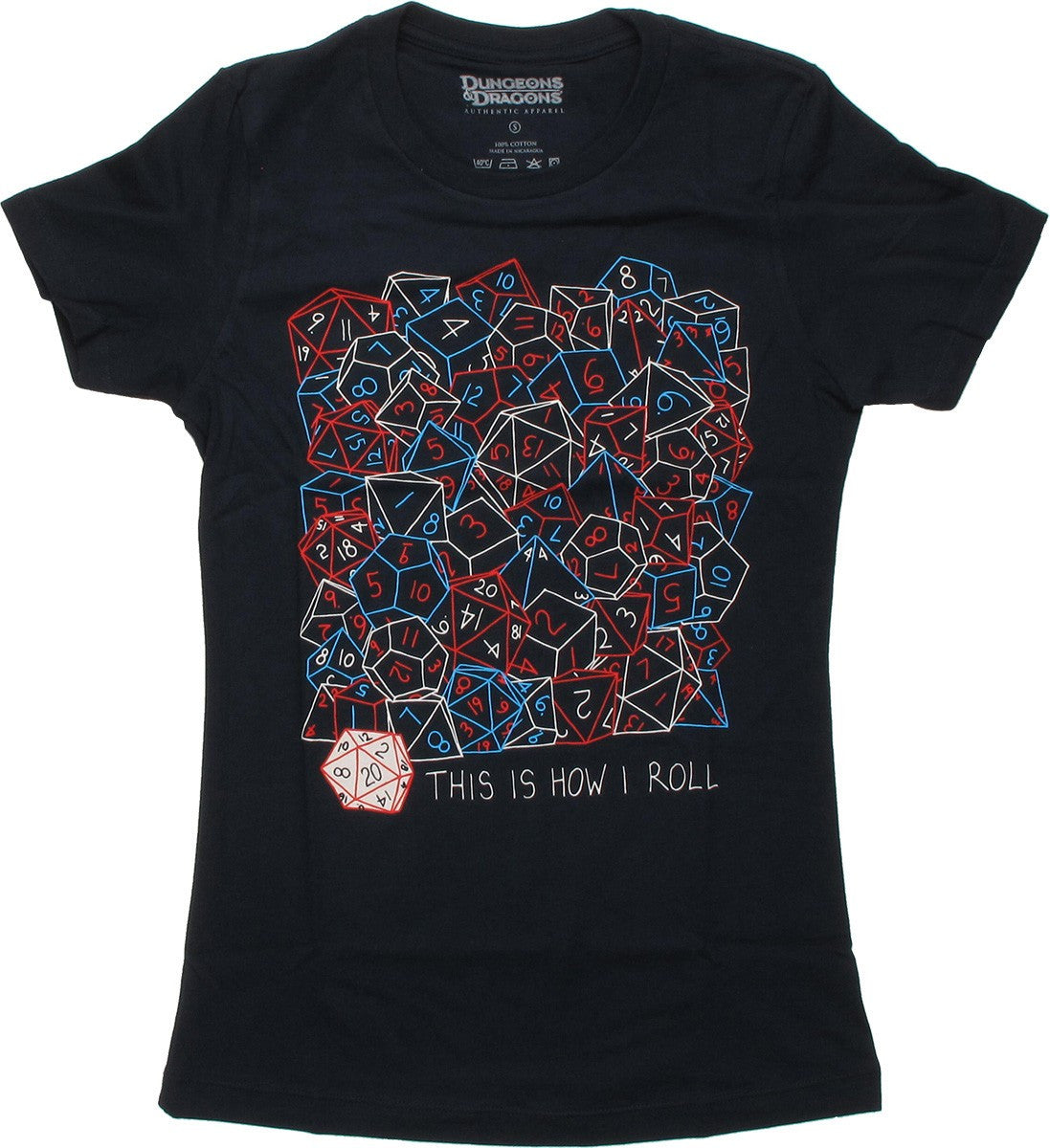 Dungeons and Dragons How I Roll Baby Tee