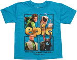 Epic Characters Square Blue Juvenile T-Shirt