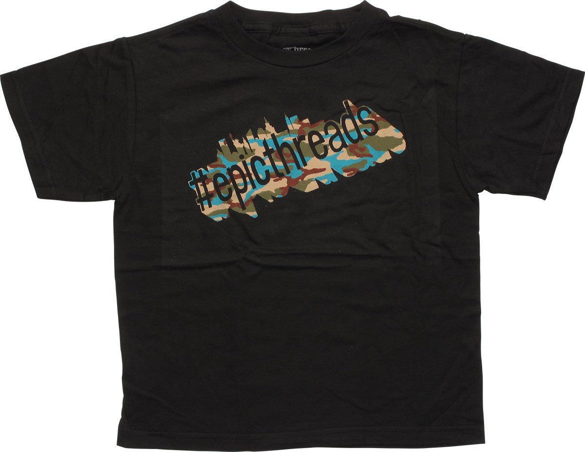 Epic Threads Camouflage Name Juvenile T-Shirt