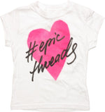Epic Threads Heart Hashtag Girls Youth T-Shirt