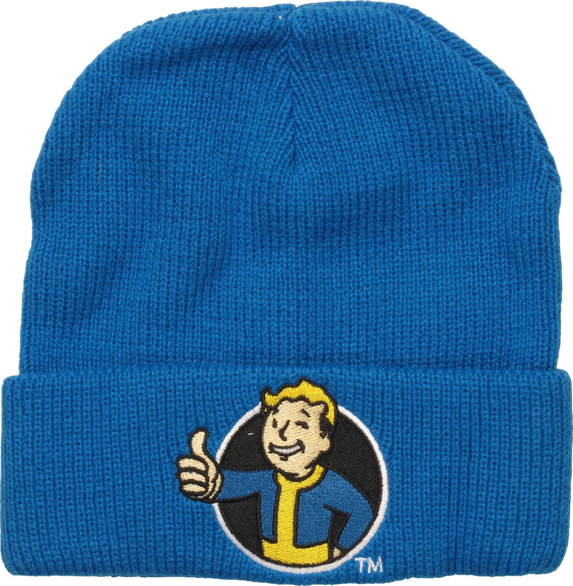 Fallout Vault Boy Embroidered Logo Cuff Beanie