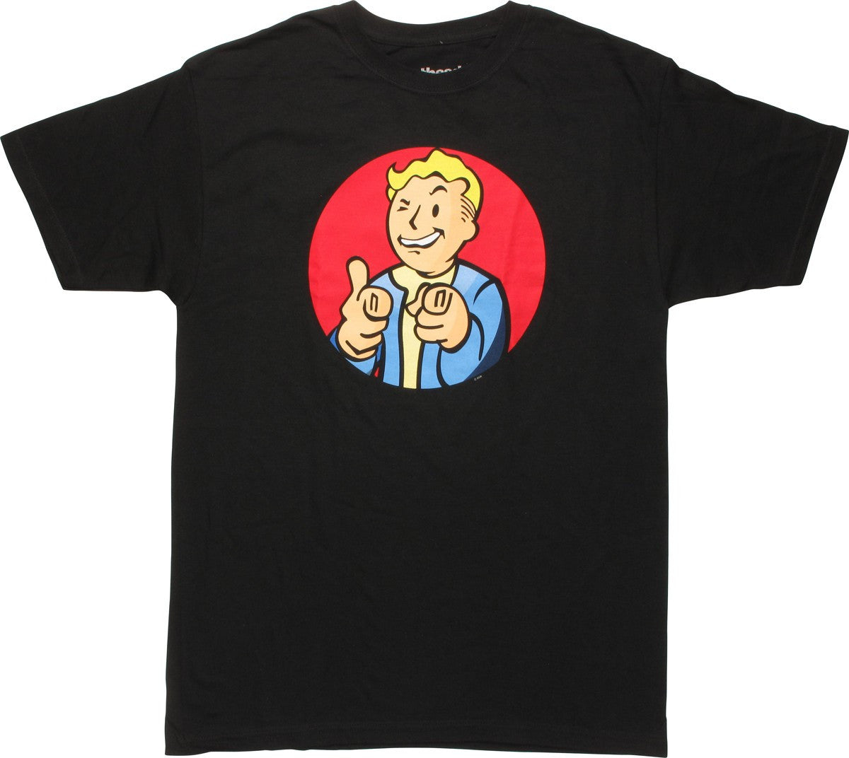 Fallout Vault Boy Red Circle T-Shirt