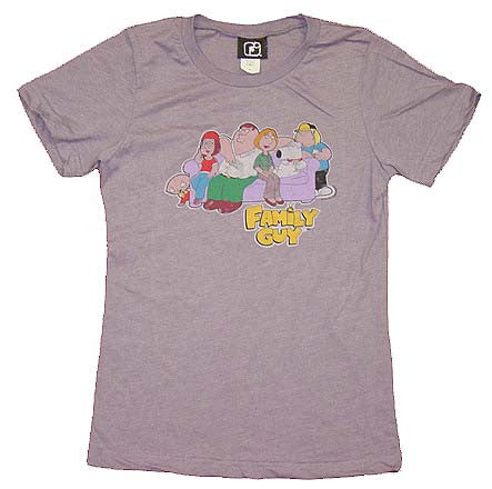 Family Guy Couch Group Juniors T-Shirt