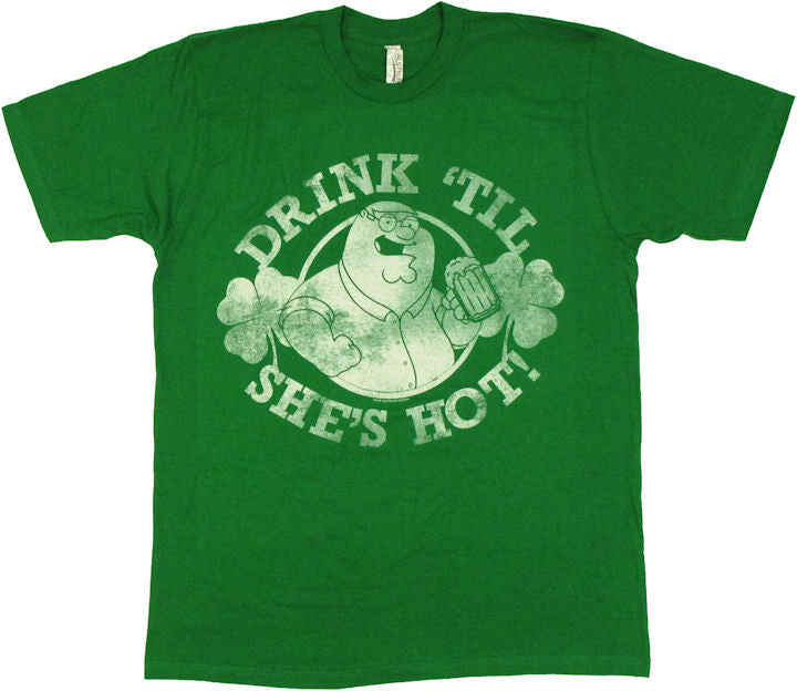 Family Guy Peter Drink Hot Vintage T Shirt Sheer