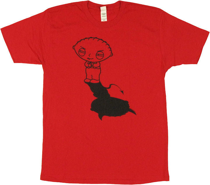 Family Guy Stewie Evil Shadow T Shirt Sheer