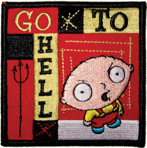 Family Guy Stewie Go to Hell Patch