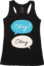 Fault in Our Stars Okay Womens Junior Tank Top