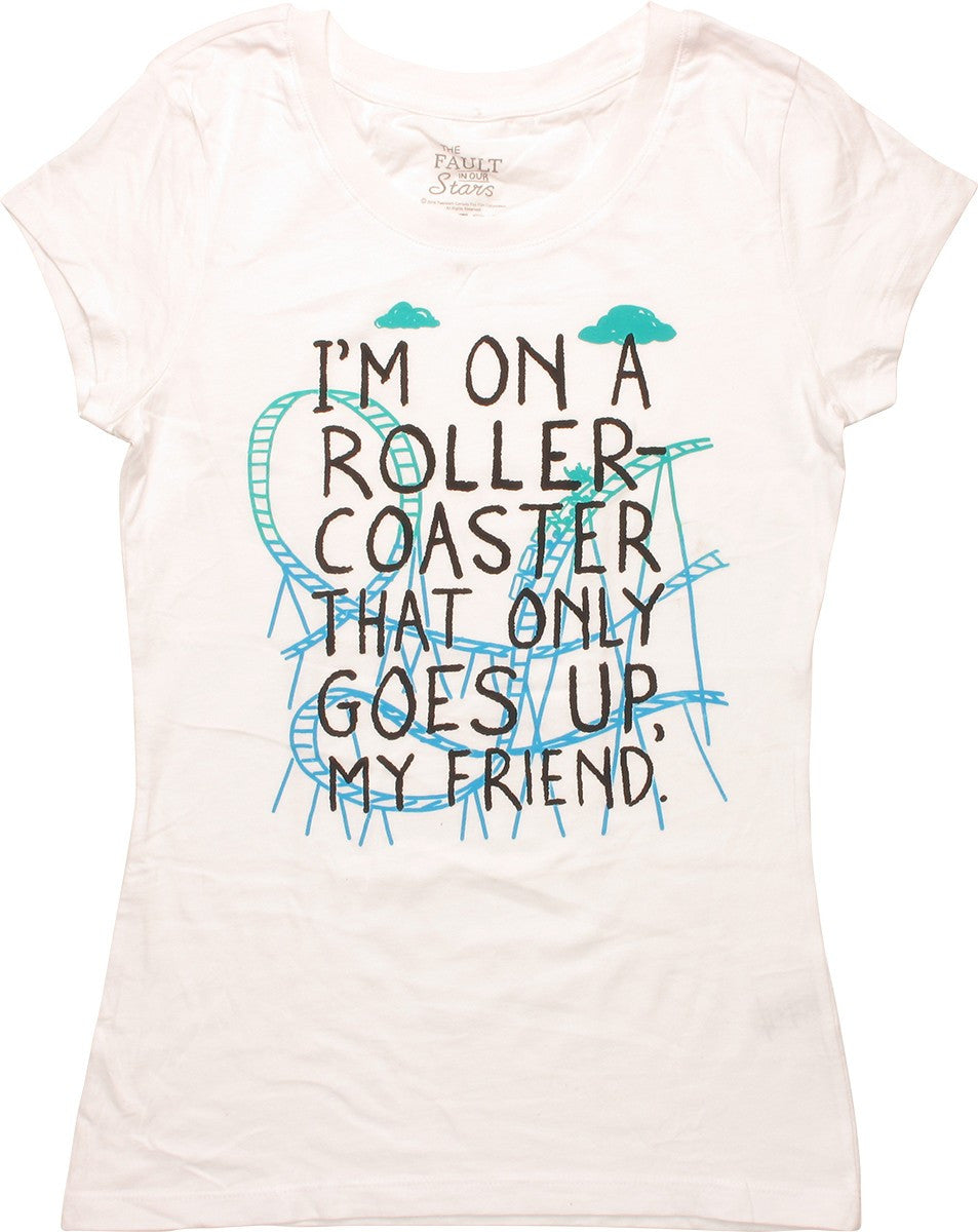 Fault in Our Stars Roller Coaster Juniors T-Shirt