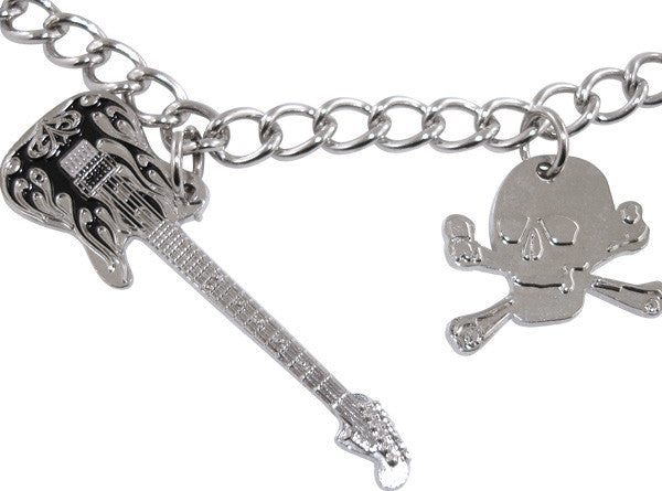 Fender Skull Guitar Necklace