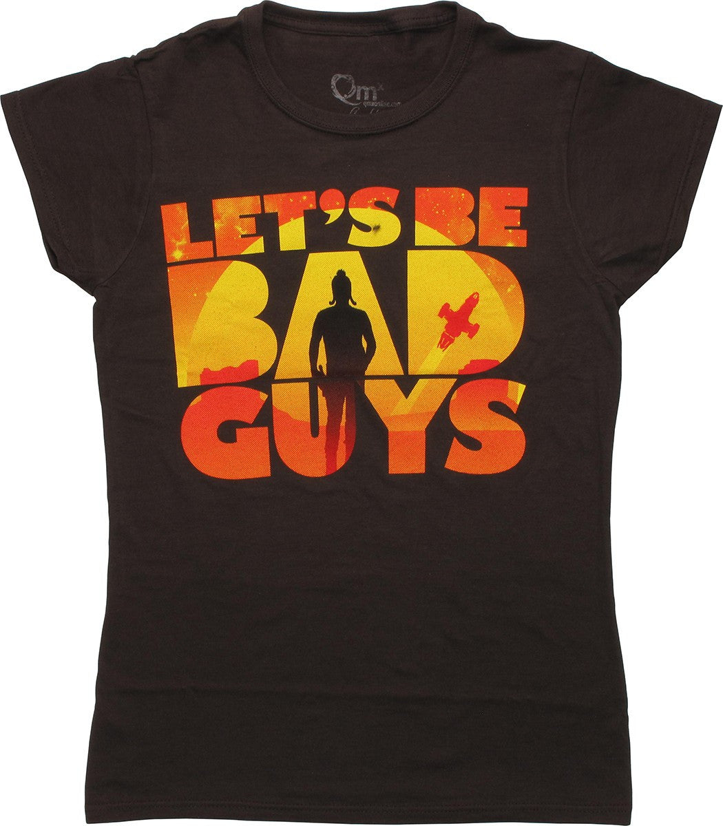 Firefly Be Bad Guys Sunset Juniors T-Shirt