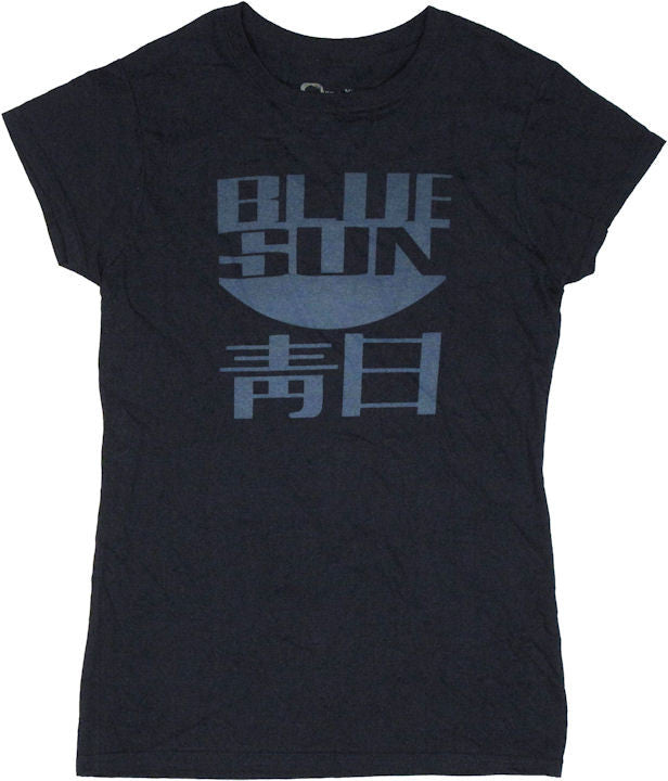 Firefly Blue Sun Kanji Navy Baby Tee