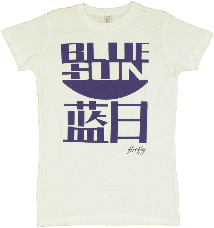 Firefly Navy Blue Sun Baby Tee