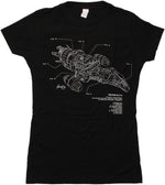 Firefly Serenity Diagram Juniors T-Shirt