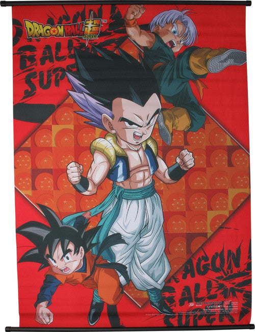 Dragon Ball Super Gohan Gotenks Trunks Wall Scroll