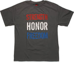 Flag Strength Honor Freedom T Shirt