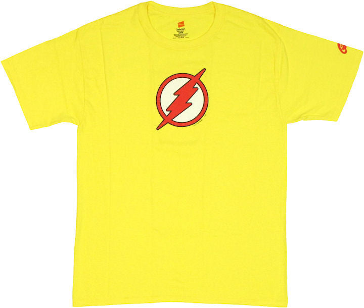 Flash Kids T-Shirt Con Simbolo - Maglietta In Cotone A Maniche Corte Per Bambini