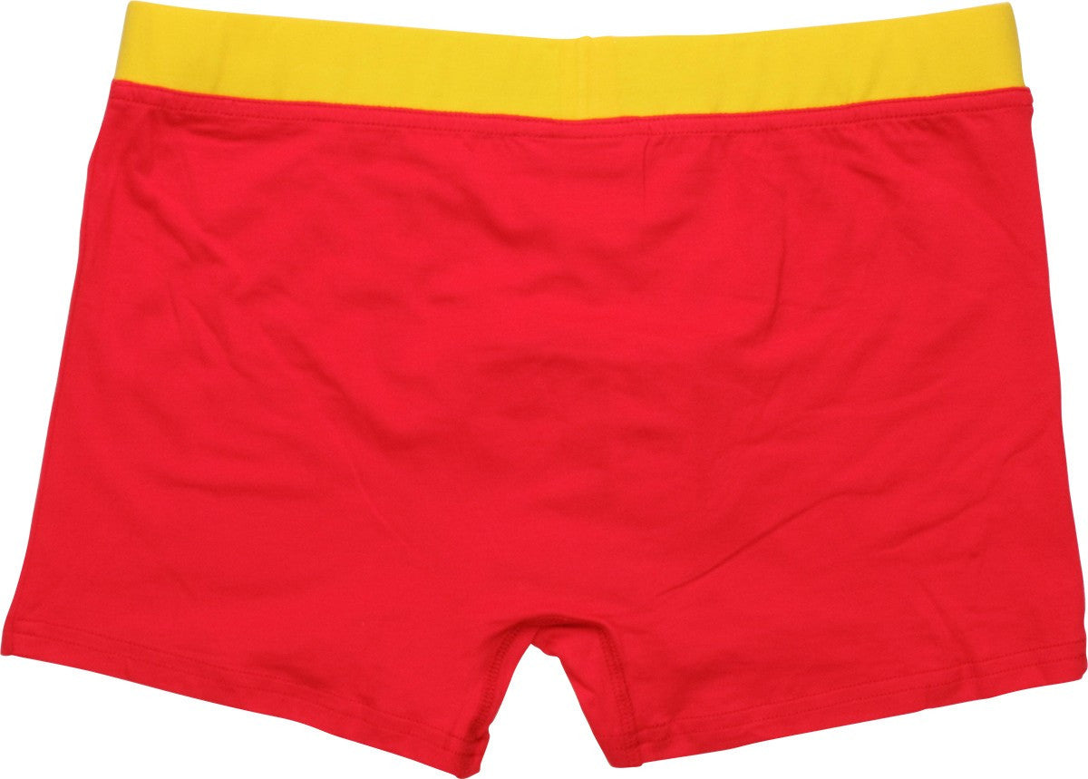 Flash Logo Red Sport Briefs