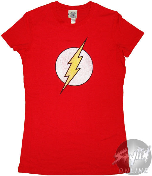 Flash Vintage Logo Juniors T-Shirt