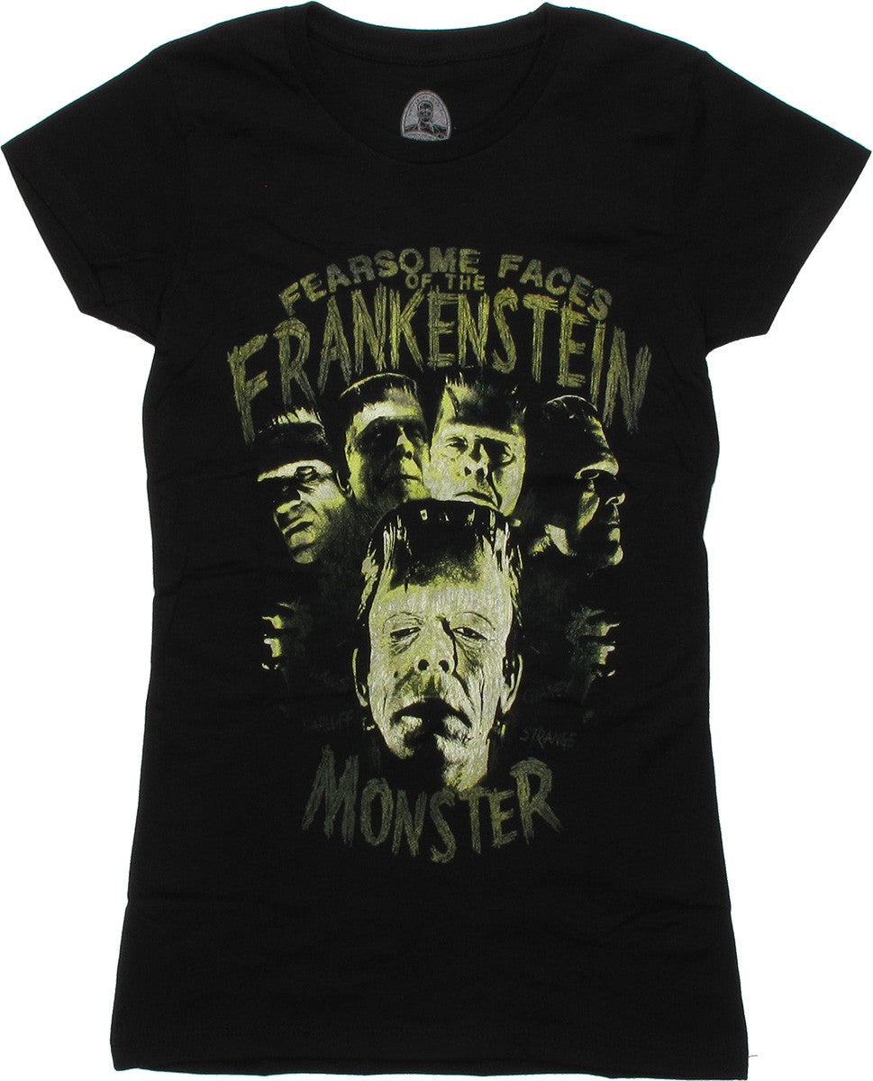 Frankenstein Fearsome Faces Baby Tee