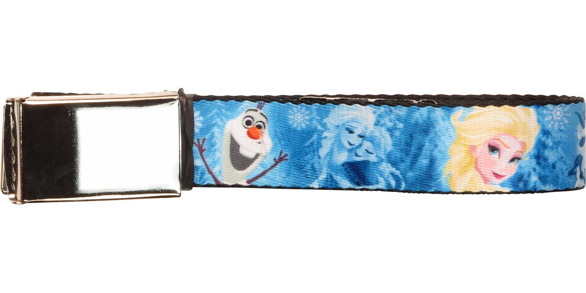 Frozen Cold Poses Mesh Belt