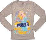 Frozen Elsa Love Heather Long Sleeve Youth T-Shirt