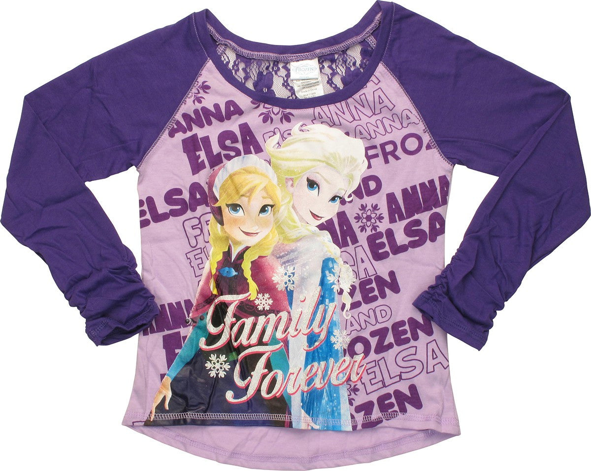 Frozen Family Forever Raglan Youth T-Shirt