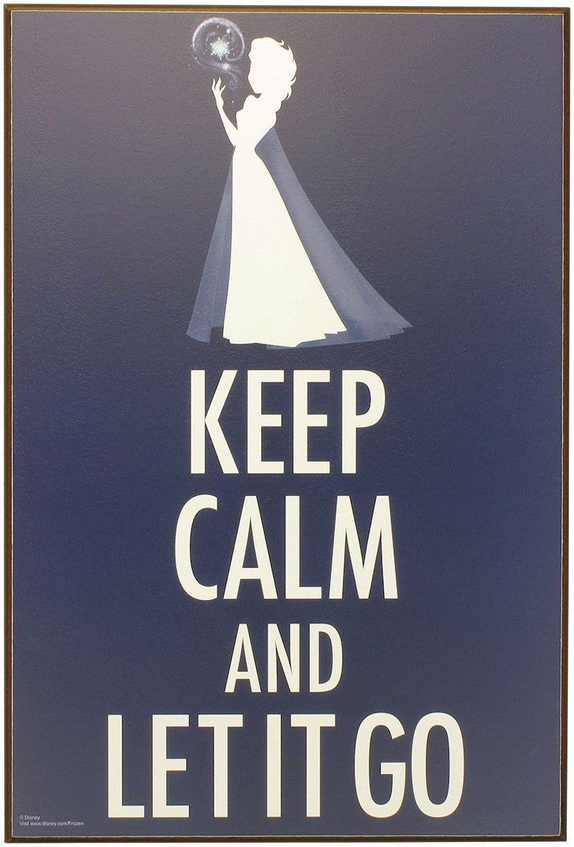 Frozen Keep Calm and Let it Go Wall Art