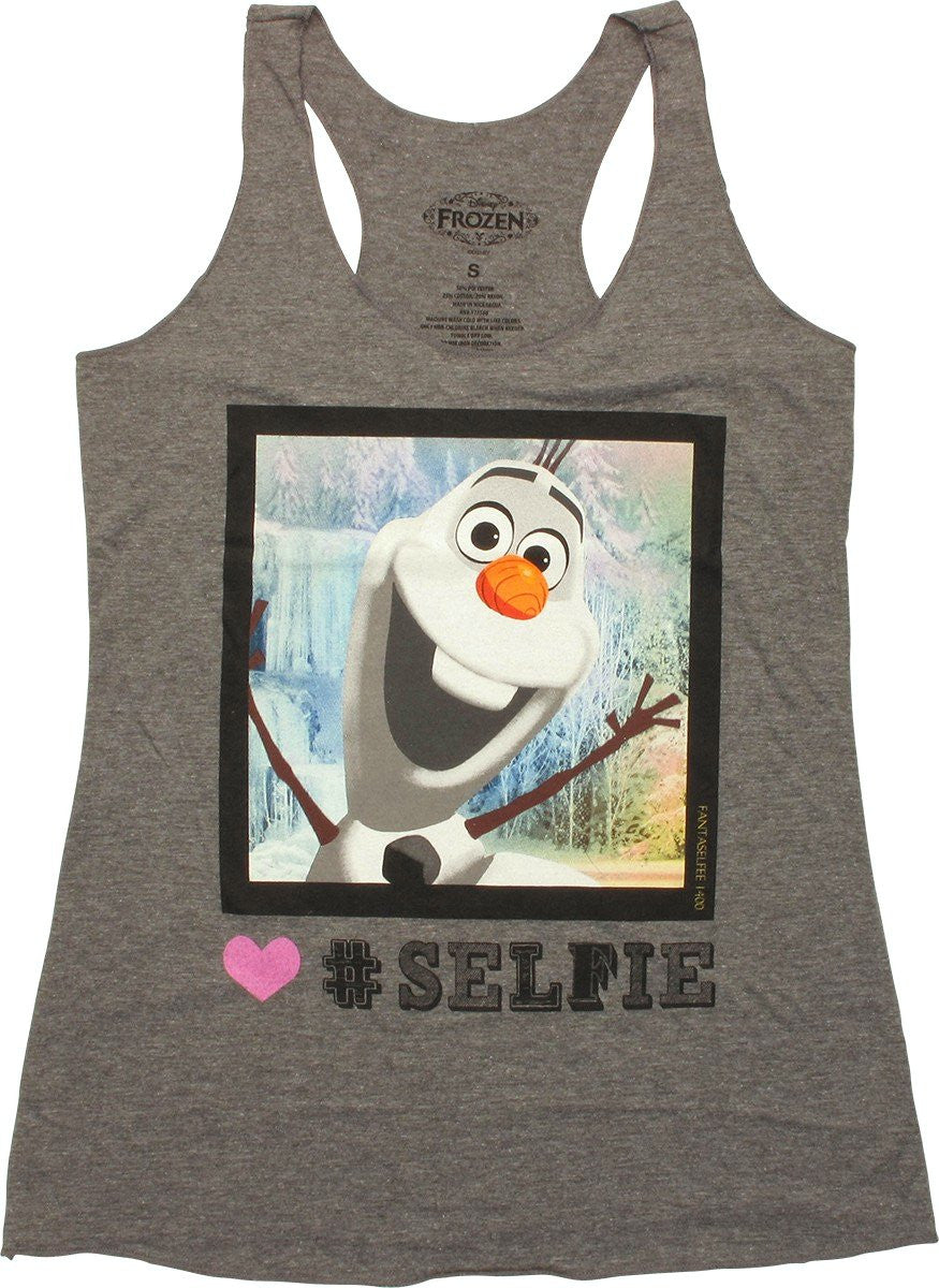 Frozen Olaf Selfie Tank Top Baby Tee